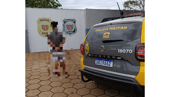 Quedas – PMPR cumpre mandado de prisão 